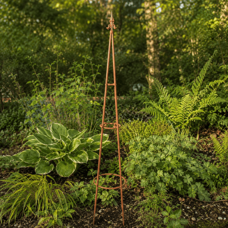 Grand tuteur pour plantes grimpantes – détail de la structure