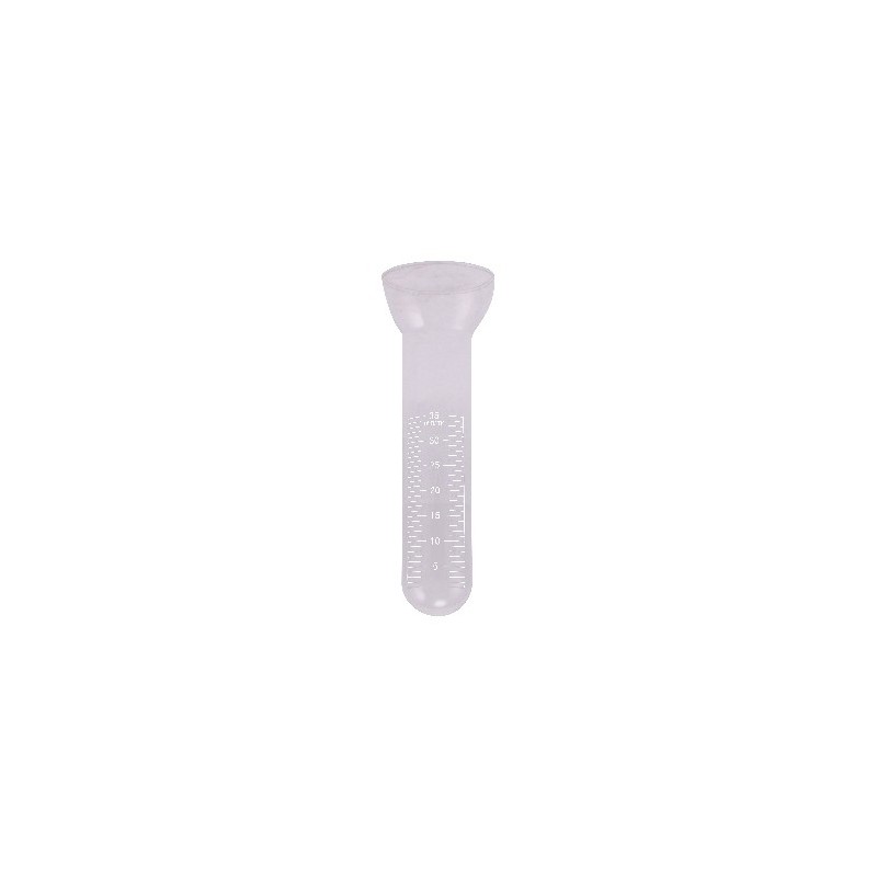 Tube en Verre pour Pluviomètre Verrerie Verrine Gradué avec Mesure en mm/m2  8,5x8,5x17cm - L'Héritier du Temps