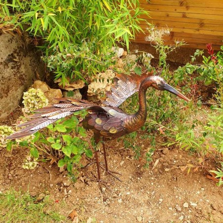  Couple grues petit modèle bronze 135,00 € LEZARD DU JARDIN