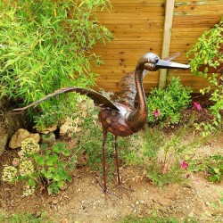  Grue grand modèle ailes en bas bronze 109,00 € LEZARD DU JARDIN