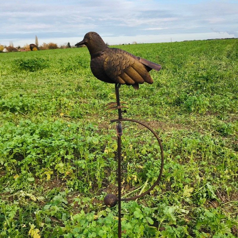  Mobile de jardin en fer motif pigeon 150 cm, tuteur équilibré 42,90 € LEZARD DU JARDIN