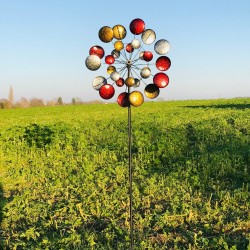 Éolienne décorative de jardin en fer modèle MONTSEGUR décoration jardin en métal