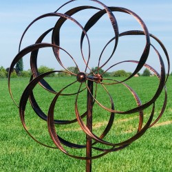 grande éolienne de jardin métal décorative