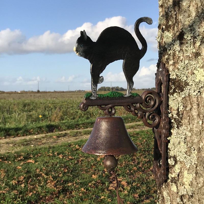 Cloche d'entree d'exterieur pas cher en fonte pour votre maison - PRÊT A  JARDINER