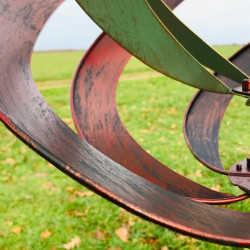 Fdit Éolienne de jardin Sculpture de vent extérieure résistante aux  intempéries colorée en fer de tour de vent de jardin pour - Cdiscount Jeux  - Jouets