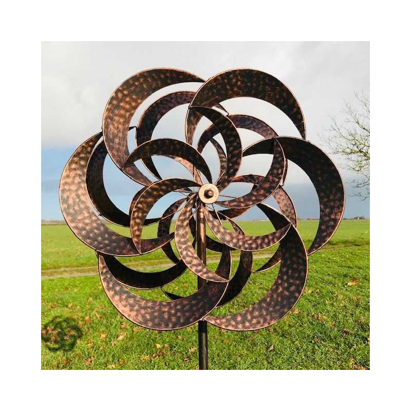 Éolienne Décorative de Jardin 53x26x210 cm Modèle Mongenan