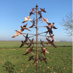 Éolienne hirondelle jardin 233 cm en métal| Lézard du Jardin