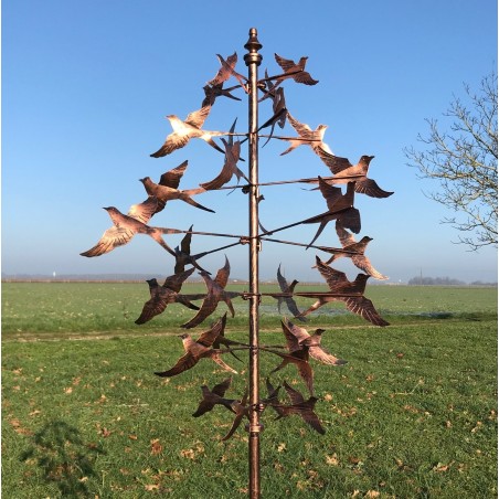 Moulin à Vent De Jardin En Métal Éolienne Décorative motif Hirondelle 179,00 € LEZARD DU JARDIN
