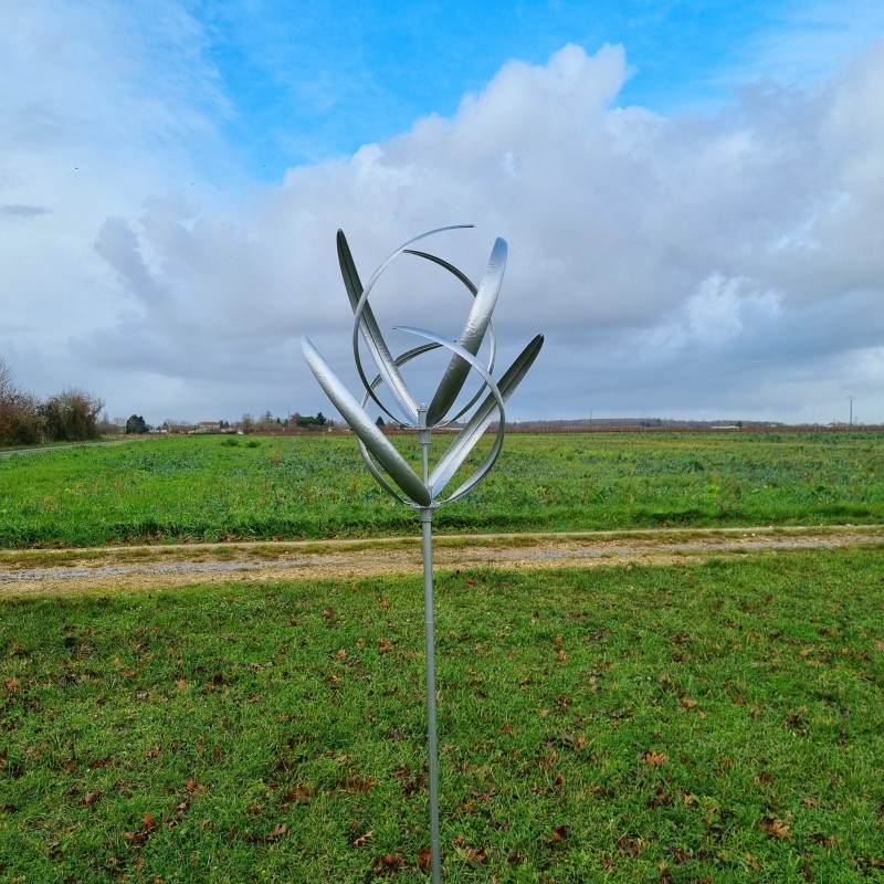 Éolienne Décorative En Métal Moulin À Vent OLERON