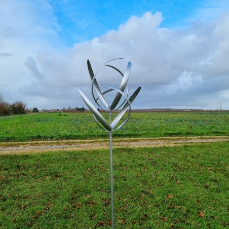 Éolienne Décorative En Métal Moulin À Vent OLERON