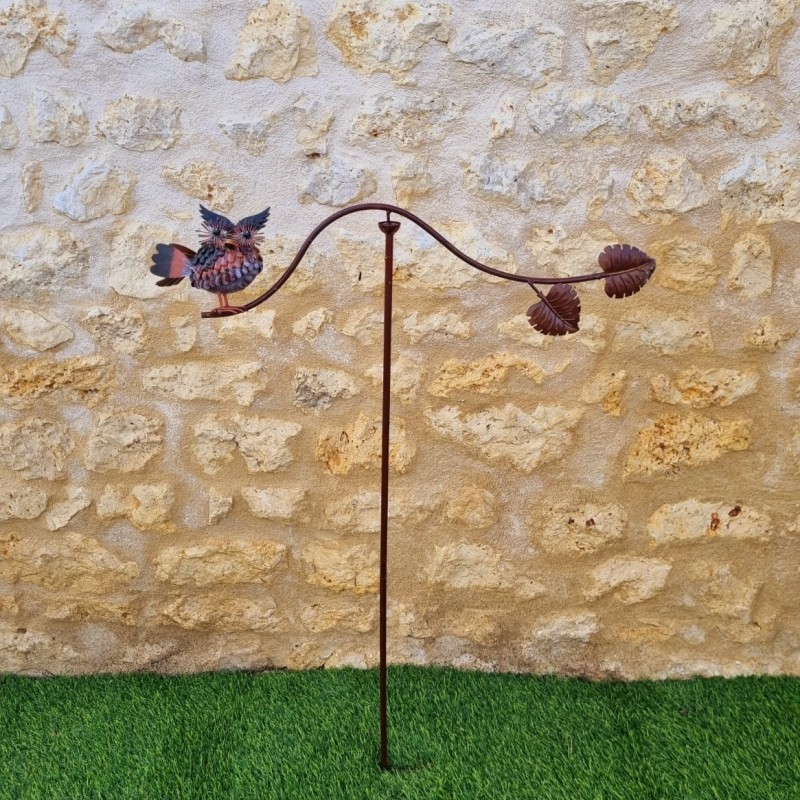  Balancier équilibré avec chouette en métal 114x9 38,90 € LEZARD DU JARDIN