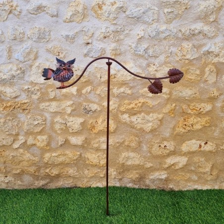  Balancier équilibré avec chouette en métal 114x9 38,90 € LEZARD DU JARDIN