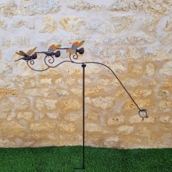 Balancier de jardin en métal motif libellules 41,90 € LEZARD DU JARDIN