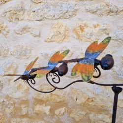 Balancier de jardin en métal motif libellules 41,90 € LEZARD DU JARDIN