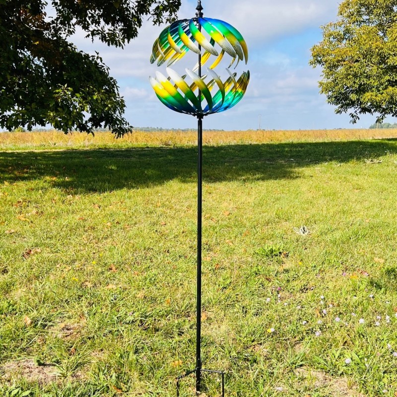 éolienne moulin à vent de jardin hauteur 205 cm modèle Villandry 159,00 € LEZARD DU JARDIN
