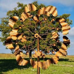 Éolienne, Moulin à Vent girouette de jardin à piquer modèle