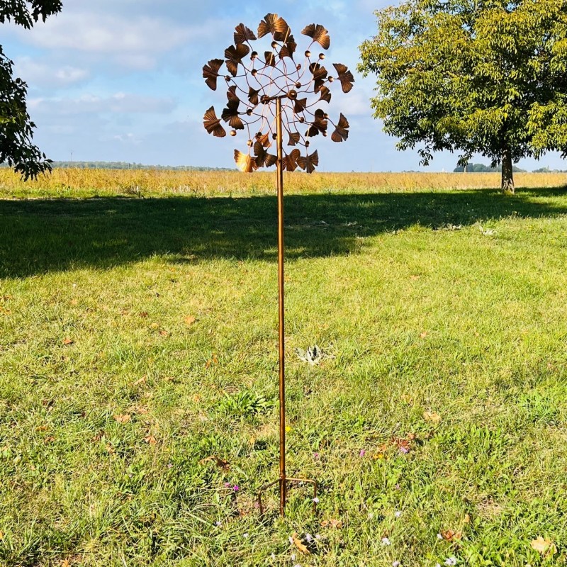 Éolienne, Moulin à Vent girouette de jardin à piquer modèle Falloux