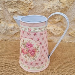  Broc décoratif style ancien motifs roses 18,90 € LEZARD DU JARDIN