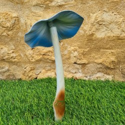  Champignon en fer à planter bleu et violet a poids 14,90 € LEZARD DU JARDIN