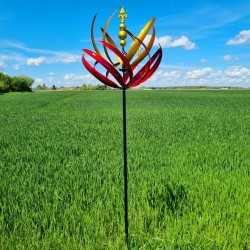 éolienne décorative girouette moulin à vent de jardin en Métal modèle Fontainebleau