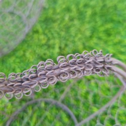 Panier en fer bordeaux beige 22,90&nbsp;€ LEZARD DU JARDIN