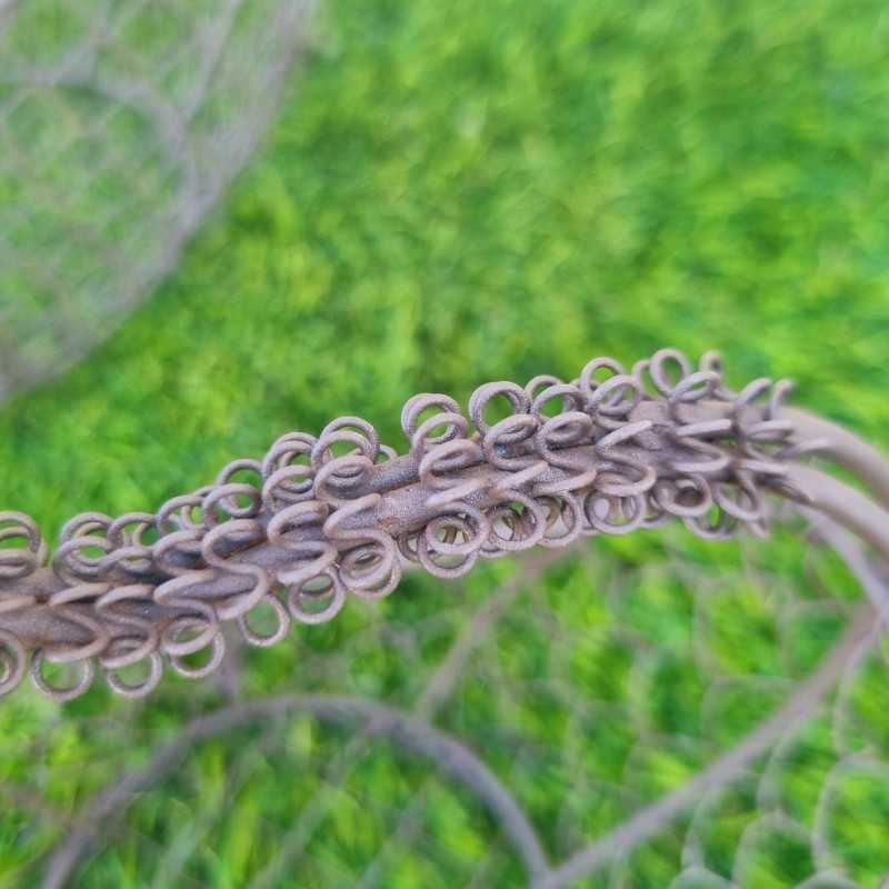 Panier en fer bordeaux beige 22,90&nbsp;€ LEZARD DU JARDIN