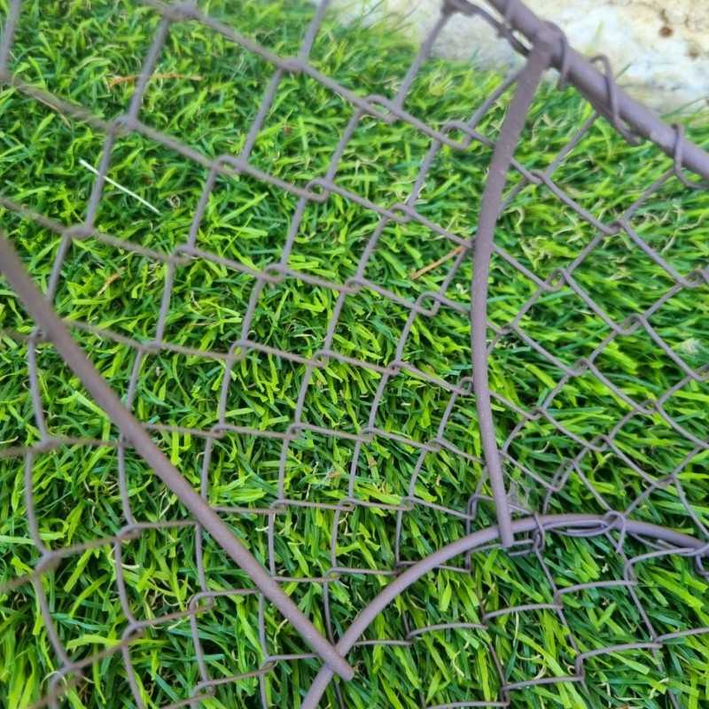 Panier en fer bordeaux beige 22,90&nbsp;€ LEZARD DU JARDIN