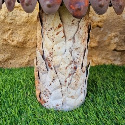 Champignons en fer beige marron rouille