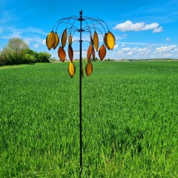 Eolienne, Moulin à Vent girouette de jardin à piquer modèle Balanzac