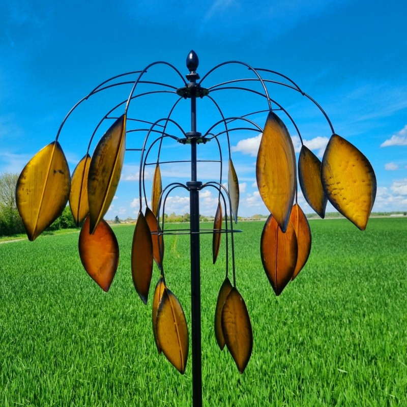 Eolienne, Moulin à Vent girouette de jardin à piquer modèle Balanzac
