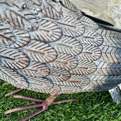 Joli chouette en métal 32 cm pour jardin | Lézard du Jardin.