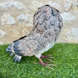Joli chouette en métal 32 cm pour jardin | Lézard du Jardin.