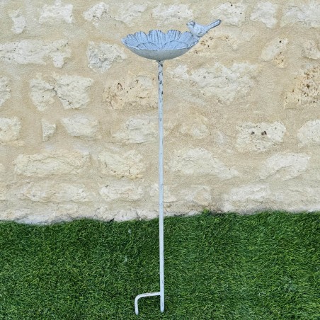 Abreuvoir bain d'oiseau sur piquet en fonte 21,90 € LEZARD DU JARDIN