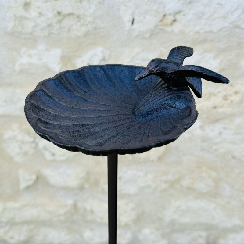 Bain d'oiseau sur pic couleur marron 100x16.5 19,90 € LEZARD DU JARDIN