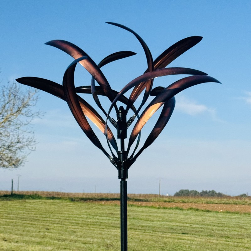 girouette de jardin en metal sur roulement