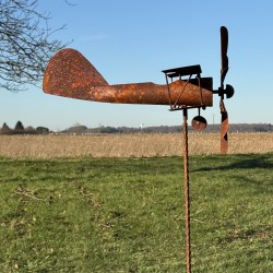 Vue complète de l’avion éolienne de 193 cm de hauteur