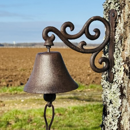 Cloche de porte vue de près
