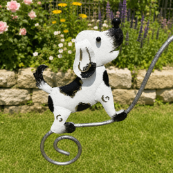 Mobile de jardin chat, souris et chien- le chien