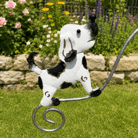 Mobile de jardin chat, souris et chien- le chien