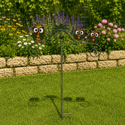 Mobile de jardin chouette- vue d'ensemble