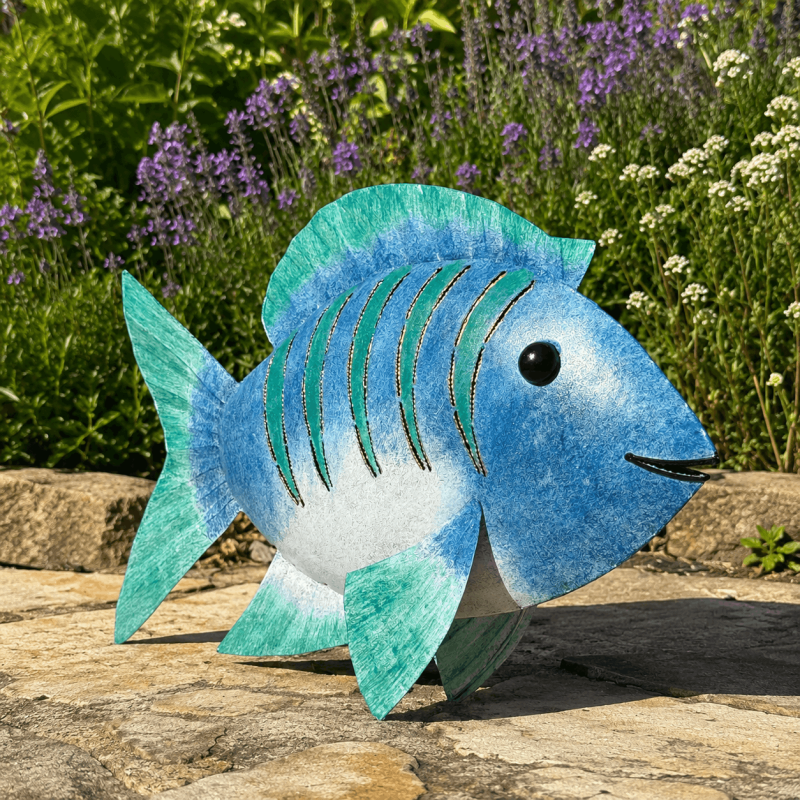 Poisson décoratif en métal