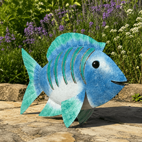 Poisson décoratif en métal