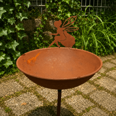Mangeoire à oiseaux- vue de dedans