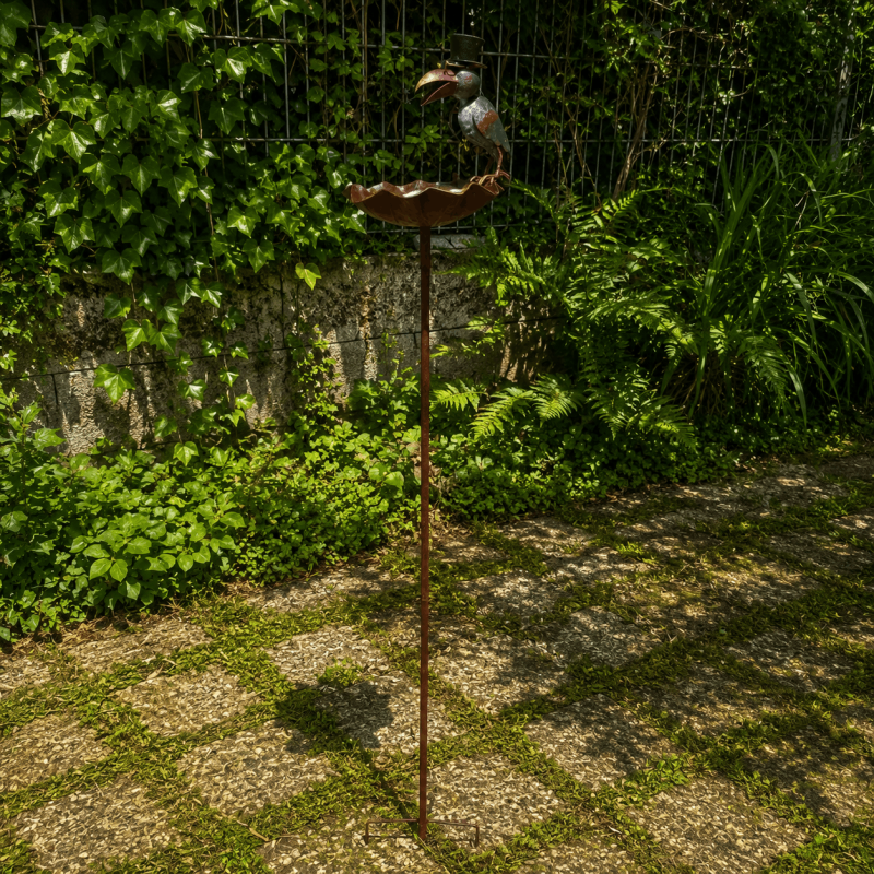 Abreuvoir mangeoire à oiseaux- vue d'ensemble