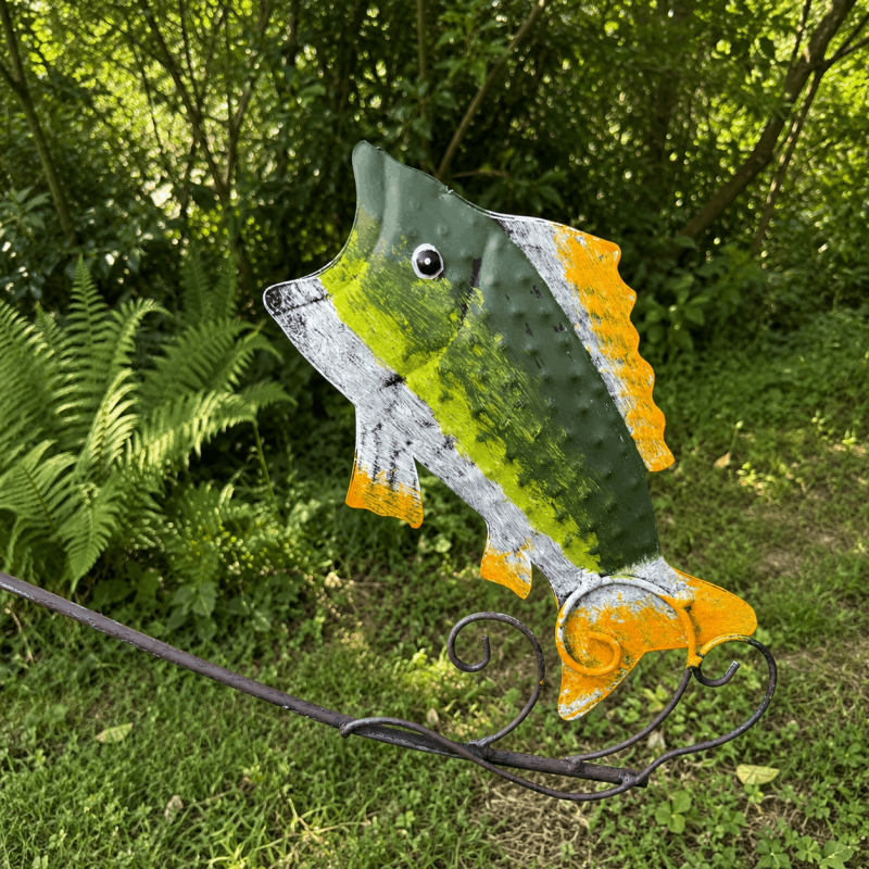 Mobile de jardin Voilier et Poisson- vue du poisson