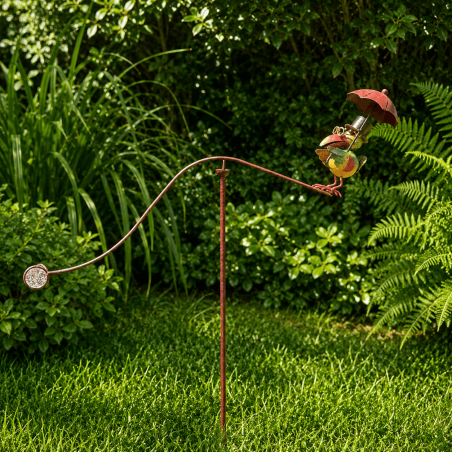 Balancier corbeau avec parapluie