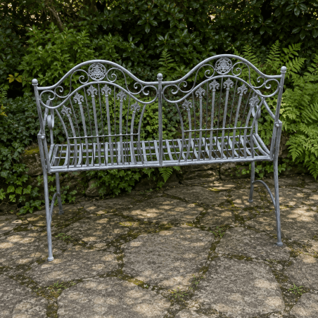 Banc de jardin 2 places- vue de derrière