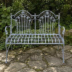 Banc de jardin 2 places- vue de devant