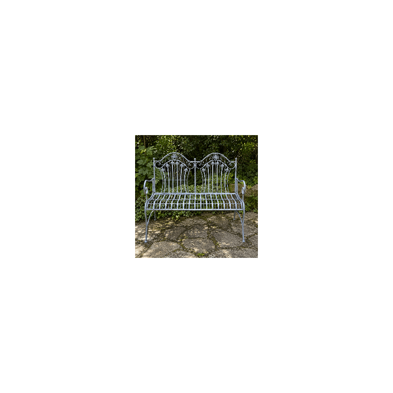 Banc de jardin 2 places- vue de devant