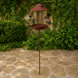 Mangeoire à oiseaux- vue d'ensemble